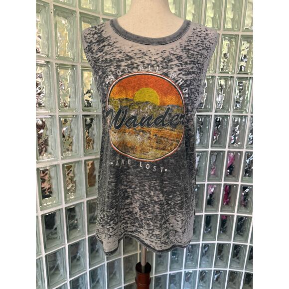 Project Social T Women’s Wander Sleeveless Graphic Tee - size M - OE - Picture 2 of 11